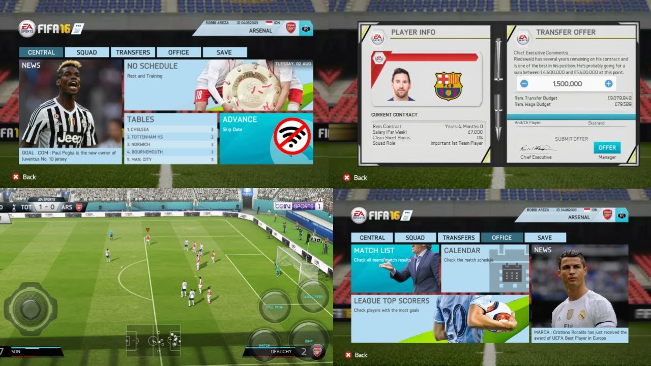 FIFA 16 Mod FIFA 26 APK OBB DATA cover