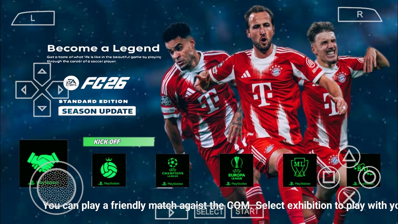 Fifa 2026 PPSSPP all clubs and leagues update