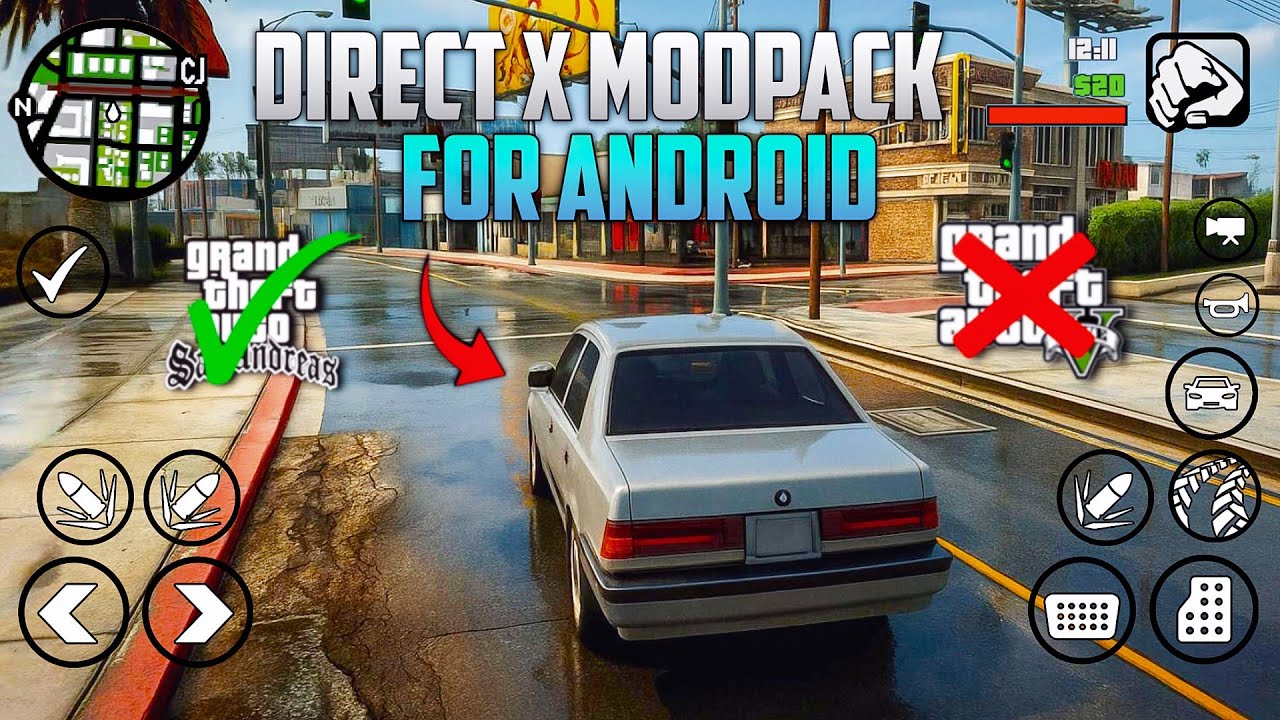 GTA San Andreas Android Ultra HD Graphics Mod