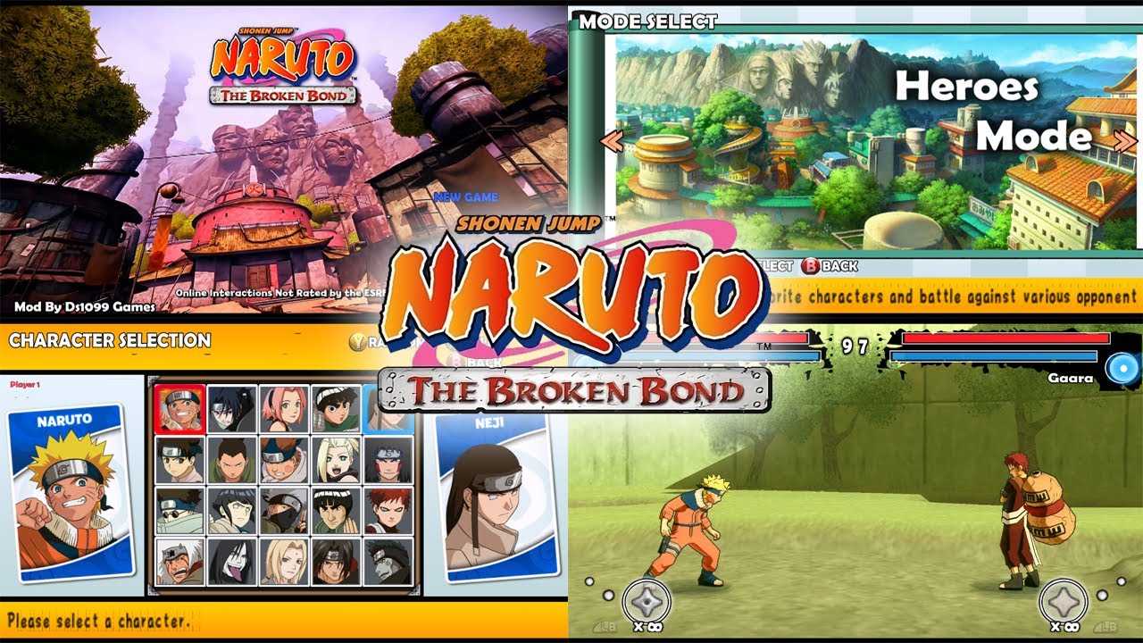 Naruto The Broken Bound Mod PPSSPP
