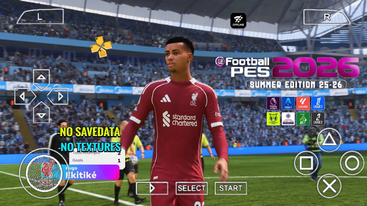 PES 2026 PPSSPP full HD 4K graphics