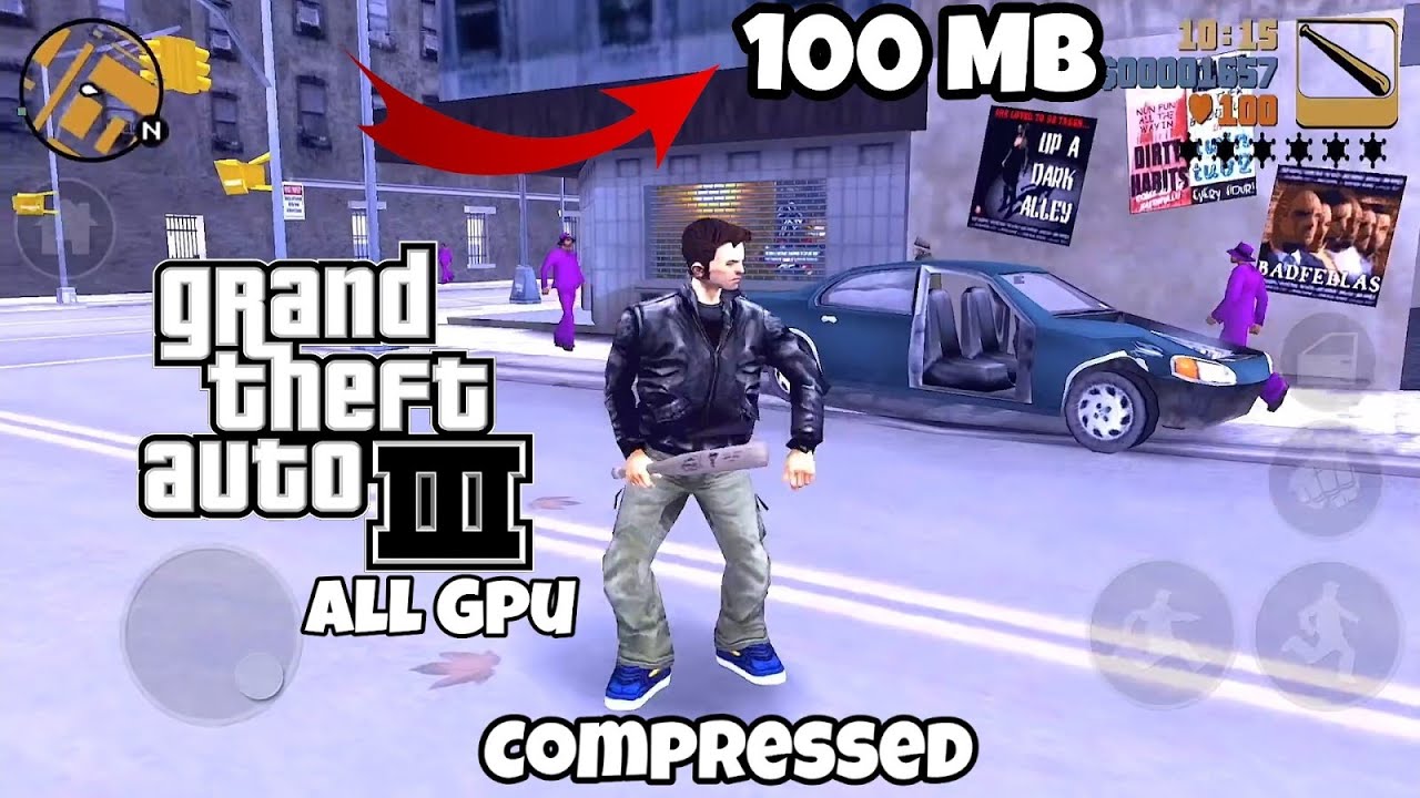 Highly Compressed GTA 3 Apk Obb For Android