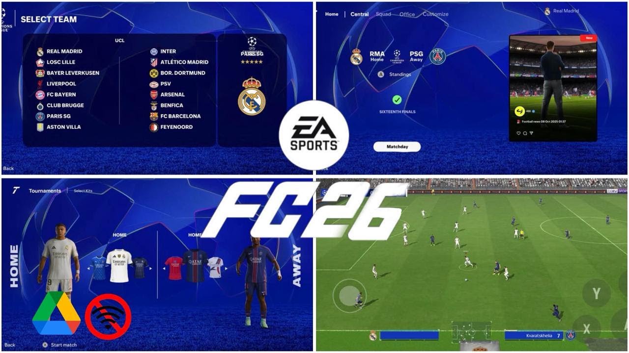 FIFA 16 Mod FIFA 26 APK OBB DATA Download